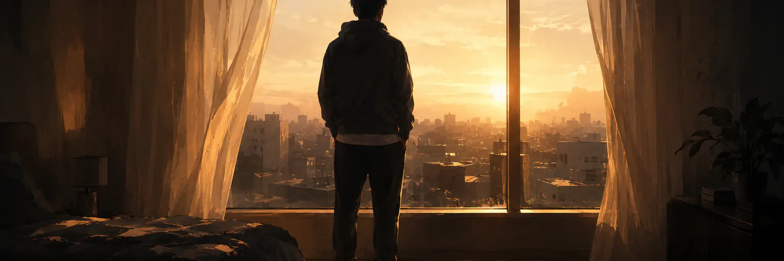 First light at a window